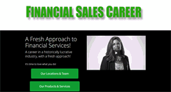 Desktop Screenshot of financialsalescareer.com