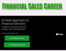 Tablet Screenshot of financialsalescareer.com